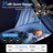 52" Black Crsytal Ceiling Fan with Light and Remote Control 6-speed Reversible DC Motor-985788464