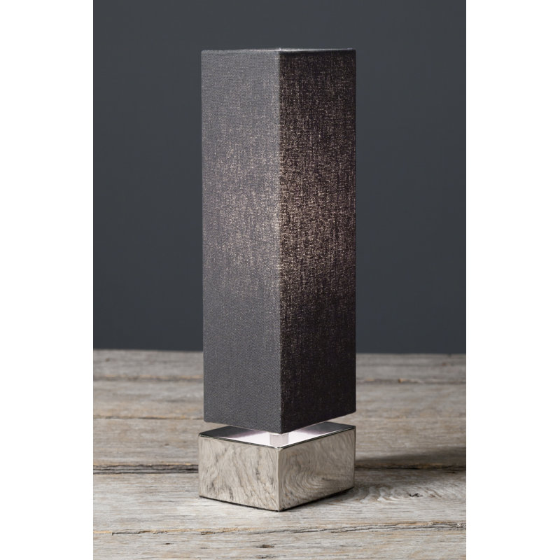 Covet Metal Table Lamp, Gray