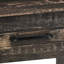 Bureau de direction Sutton Farmhouse avec huche, station de charge, 2 portes de grange coulissantes et 5 tiroirs-129452185