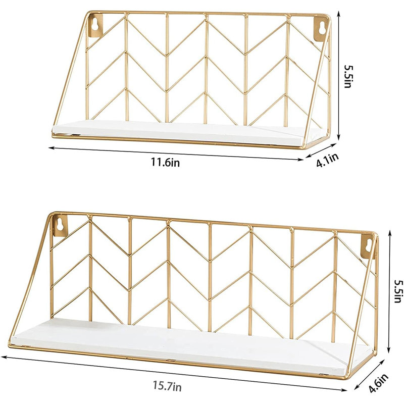Aldin 2 Piece Bracket Shelf