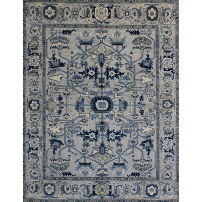 Transitional One-of-a-Kind Rectangle 7'10" X 9'8" Wool Area Rug