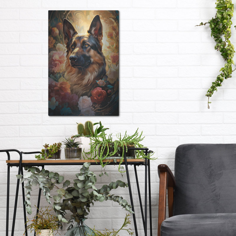 Art mural en métal Dog Fairy Tale 6 pi par Momart, H 16 po x l 12 po