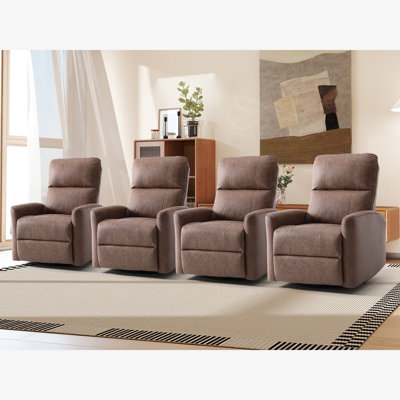 Ensemble de cinéma maison inclinable manuel pivotant de 30,7 po de large Radian (ensemble de 4)