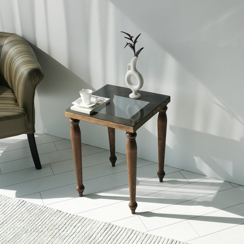 Table de bout en verre Treva