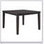 Ensemble de salle à manger à hauteur de comptoir 6 pièces Classic avec finition espresso foncé, table extensible pour un repas élégant et fonctionnel