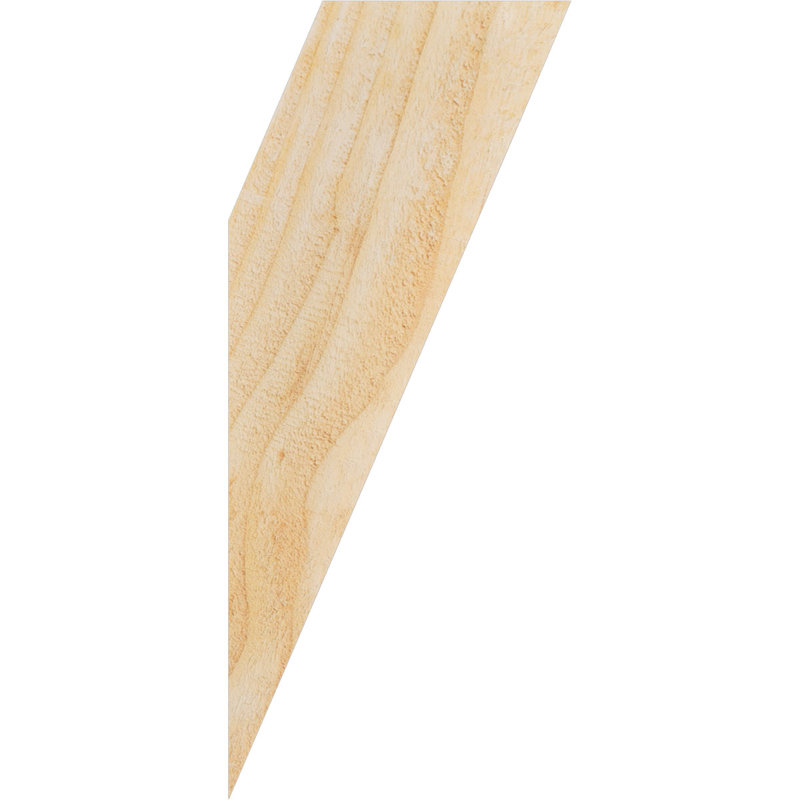 Attelle de genou traditionnelle, Douglas (sciage brut), H 14 po x l 6 po x P 6 po