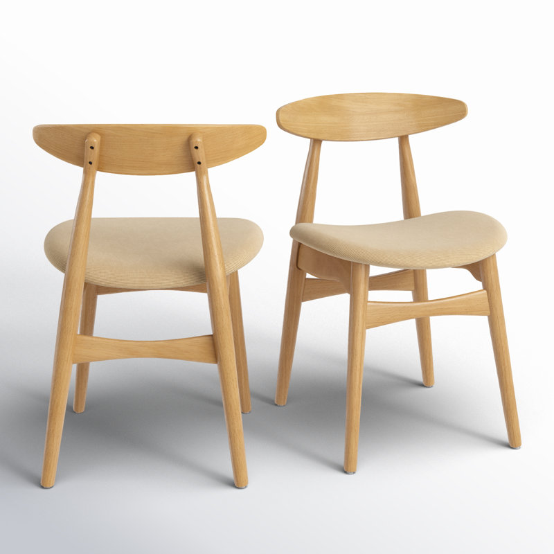 Gallman 18.5'' H Upholstered Side Chair, Natural