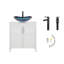 Meuble-lavabo simple 30 po avec lavabo moderne autoportant-1367176394