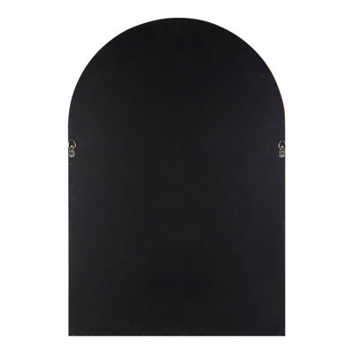 Skyeler Modern Wood Arched Accent Mirror