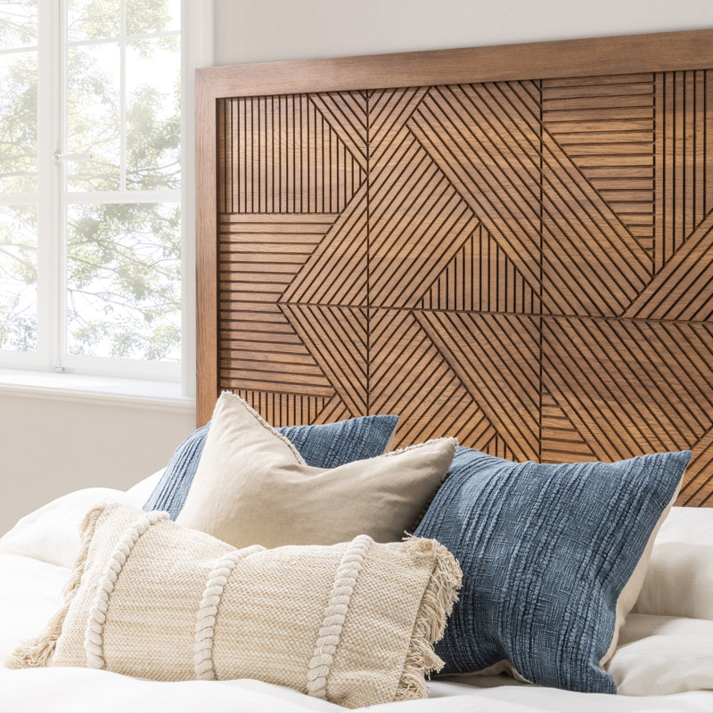 Santa Clara Platform Bed, California King, Oak Golden