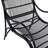Patio Lounge Chair (Black; Beige)