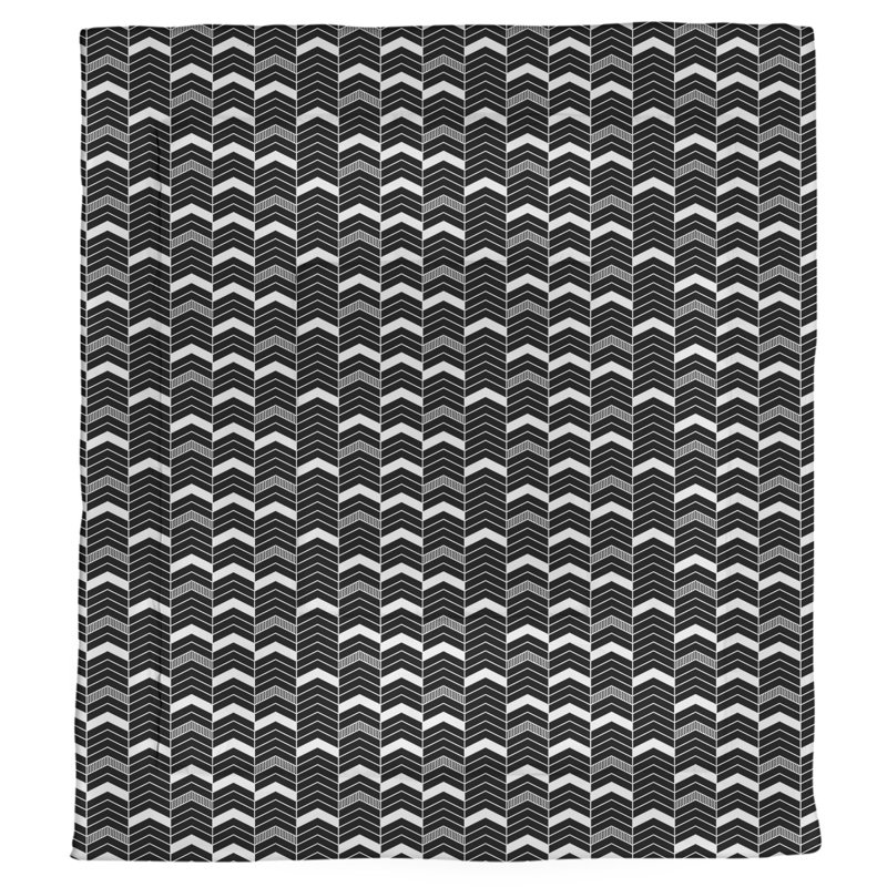 Édredon réversible en microfibre Rhonda Cheval, Édredon simple, Noir