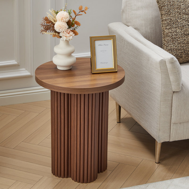 Table de bout 24 po, Noyer