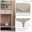 Console Daisy Series avec deux tiroirs et une tablette inférieure (gris rétro)-90338874