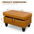 Rectangular Storage Ottoman Bench With Hinged Lid, Faux Leather Footrest For Living Room, Bedroom, Entryway, 28.5"X19"X17.5"-1045108562