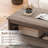 39.5” 2-Tier Coffee Table with Open Shelf Woven Decorations Storage for Living Room Rustic Oak-712901636