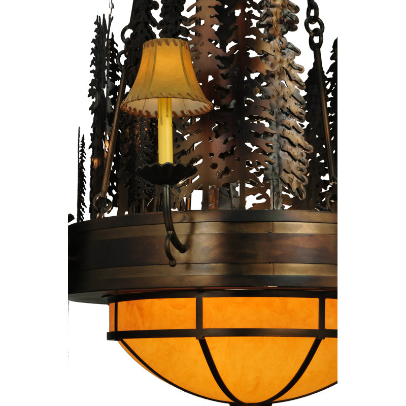 Rustic Lodge 17 - Light Chandelier