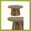 Table ronde ronde, table basse
