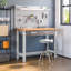 Tabouret pivotant en acier inoxydable à hauteur réglable