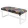 Velvet Upholstered Bench