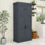 Kitchen Pantry Cabinet - Drawers, Wine Racks, and Adjustable Shelves-1315766761
