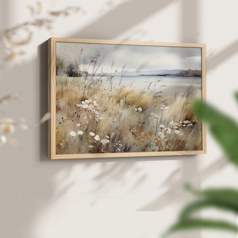Paysages rétro-DCCCLX-impression encadrée - réaménageable, Naturel, H 22 po x l 28 po