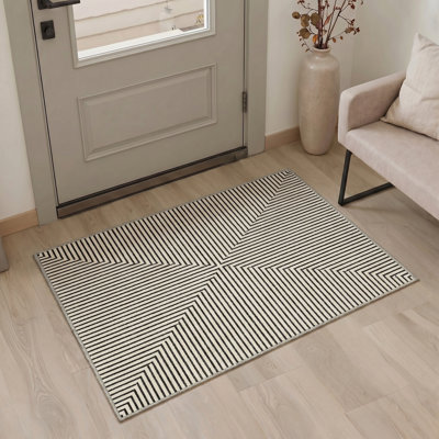Tapis d'intérieur / noir Coady Aura