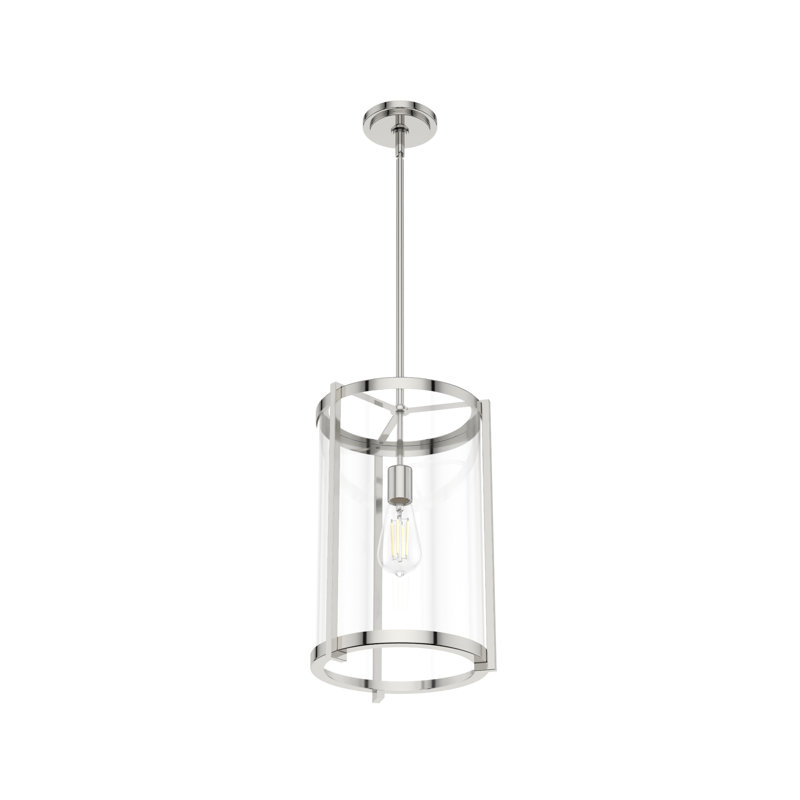 Astwood 1 Light Cylinder Pendant, Silver