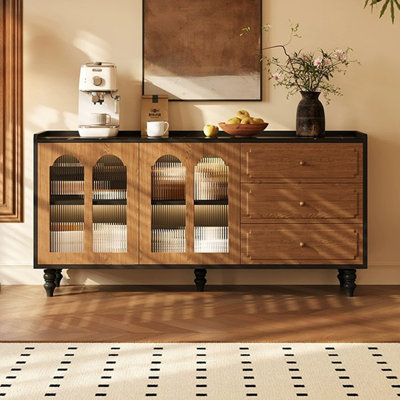 Walnut Solid + Manufactured Wood Sideboard