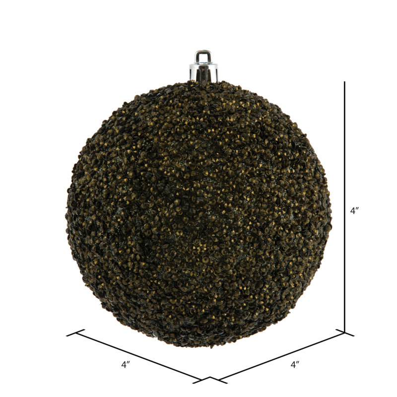 Ornement boule perlé, Fer forgé