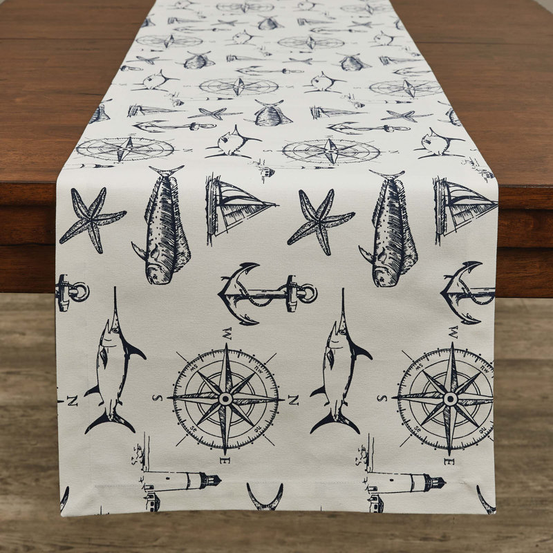 Locri Dining Linens, 72" x 15", White