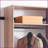 Closet Systems, Devi Modern Oak Wood Wall-Mounted Modular Closet | Oak | Wood