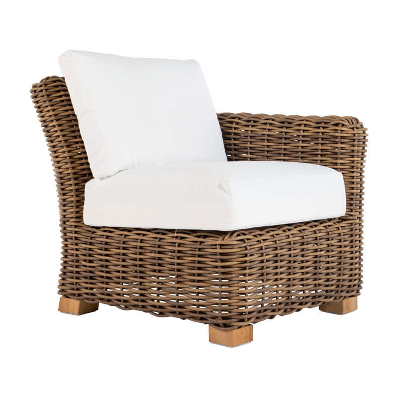Montauk Left Hand Facing Seating Component, Right Hand Facing, Welt + Standard fill, Avila Natural White