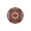 Tapis crème lavable à la machine à motif de losanges traditionnel-479529735