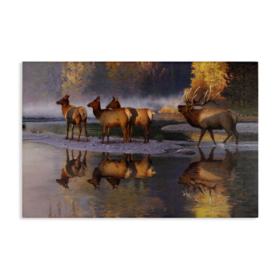 Art mural sur toile "Distant Défi" par Rod Lawrence
