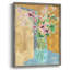 Fleurs en bouteille II, reproduction encadrée - bois massif-304234028