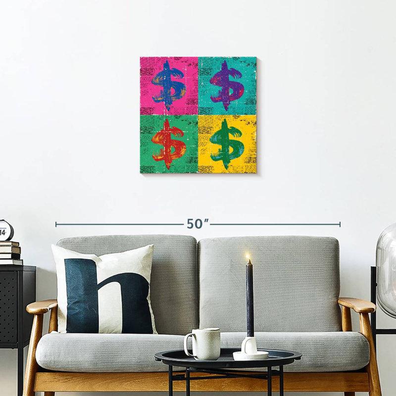 Signes de Kung Grungy, H 20 po x l 20 po