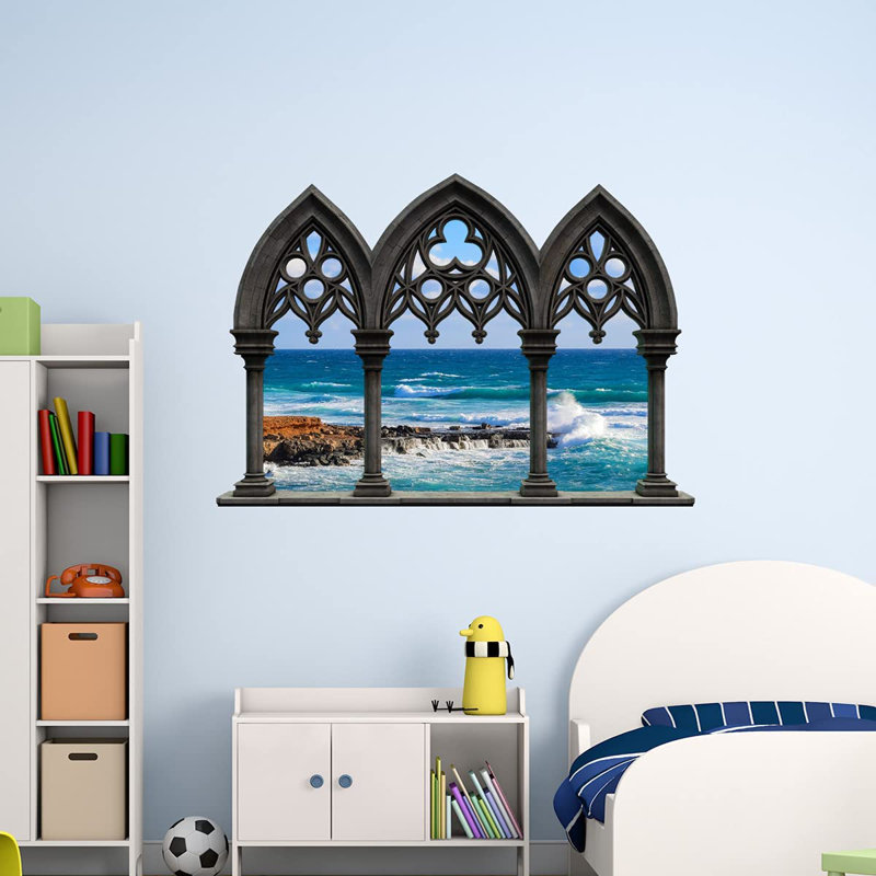 Landscape & Nature Non-Wall Damaging Wall Decal, 24" H x 32.5" W