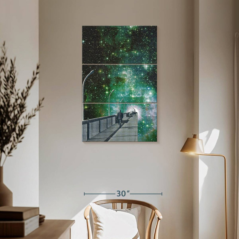 Kelan Cosmic Portal, 57" H x 36" W