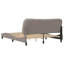 Structure de lit sans matelas taupe Hvar 160 x 200 cm-937065024-937065053