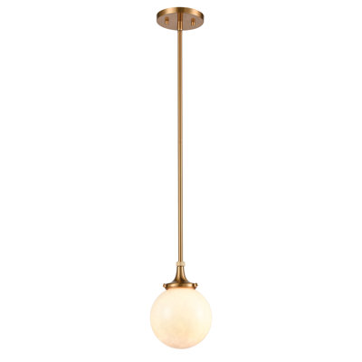 Fenella 6'' Wide 1-Light Mini Pendant - Satin Brass