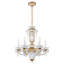 Bagatelle 6 Light 21in x 22.5in Chandelier in Heirloom Bronze with Clear Radiance Crystals-1005085066