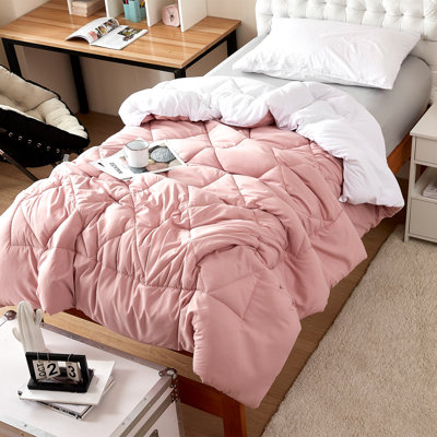  Reversible Microfiber Twin XL Dorm Comforter