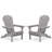 Wood Lounge Patio Chair For Garden Outdoor Wooden Folding Adirondack Chair Set Of 2 Solid Wood Lounge Patio Chair For Garden, Lawn, Backyard-657039979