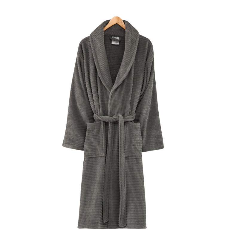Peignoir 100% coton éponge, TG, Gris