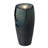 Blue Ceramic Pillar Fountain, Decorative Water Fountain with LED Lights and Quiet Pump, Indoor Outdoor Water Feature for Patio, Garden, Deck, Balcony, Office and Home Décor, Relaxing Cascading Water Design-129619005