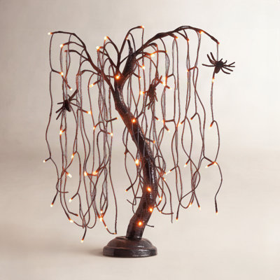 24" Halloween LED Bonsai Tree