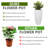 2 Pack 21" Tall Planters Sturdy Plant Flower Tree Pots For Indoor Outdoor Decor-1499756443-1490648056