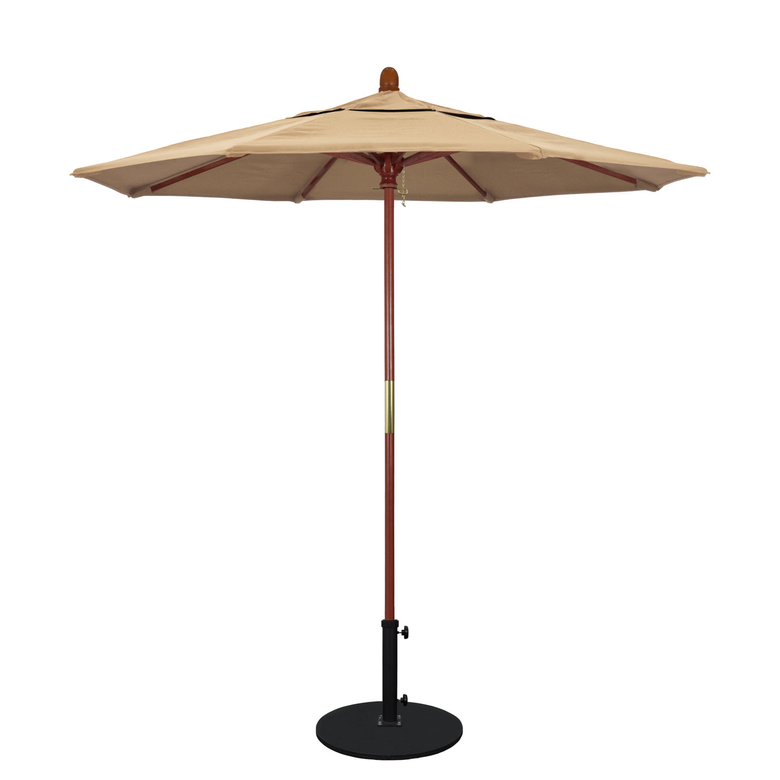 Manford 90'' Outdoor Umbrella, Antique Beige