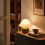 Lampe de table à DEL 11 po avec base ronde vert olive Fiona-769540748